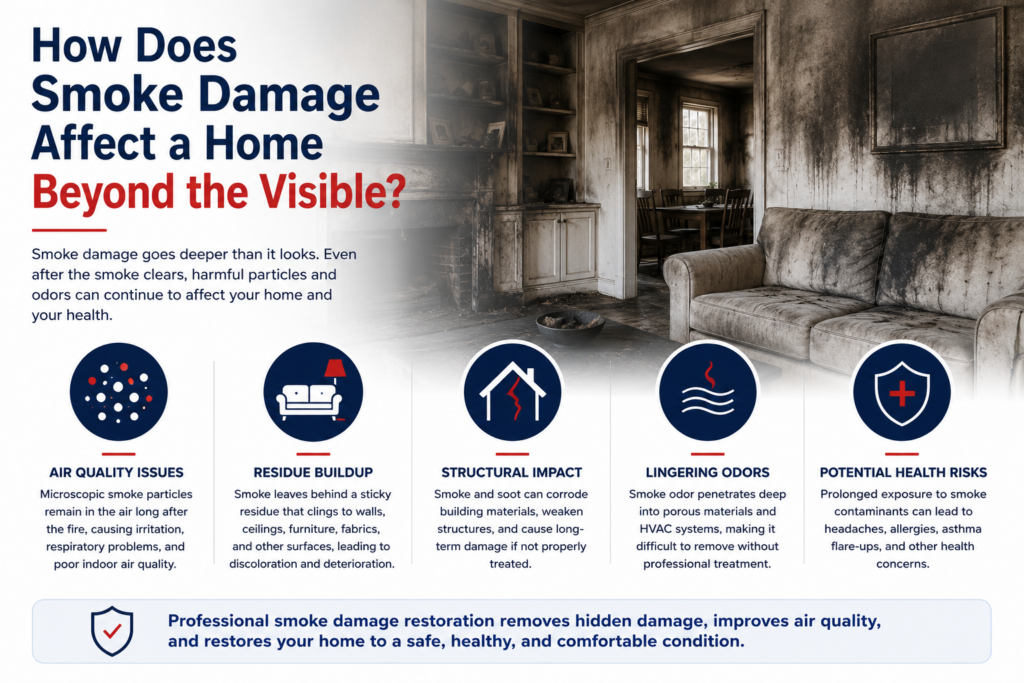 How Does Smoke Damage Affect a Home Beyond the Visible?