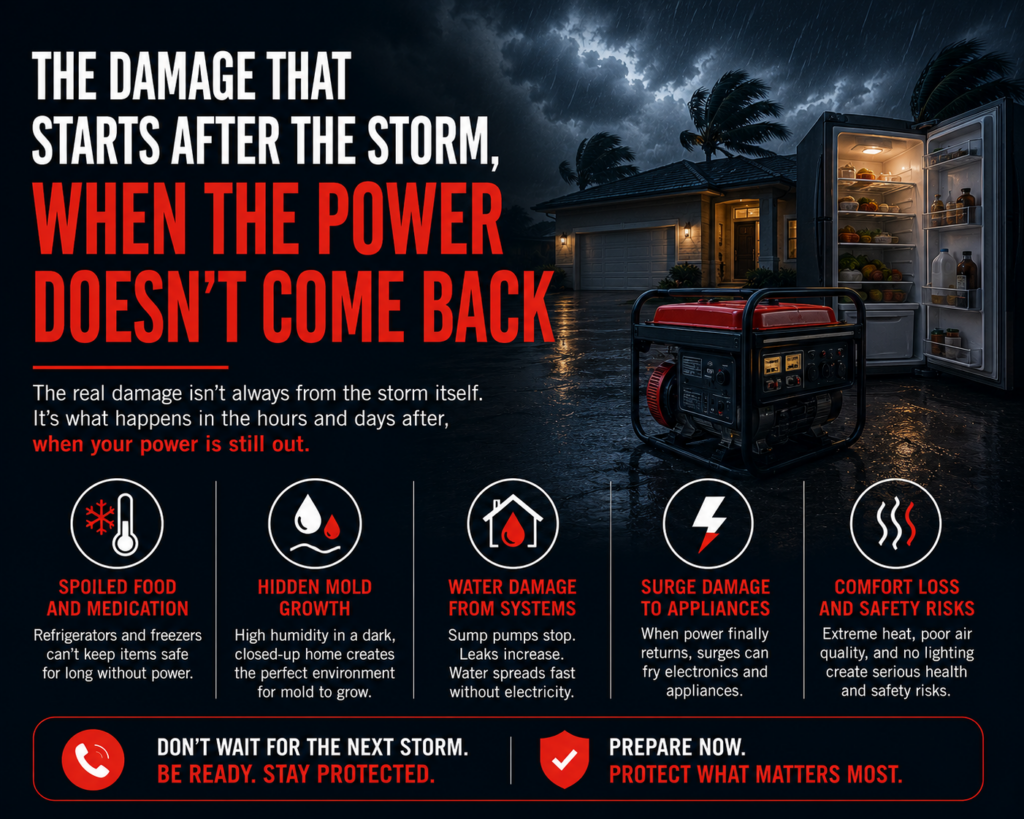 The Damage That Starts After the Storm, When the Power Doesn’t Come Back
